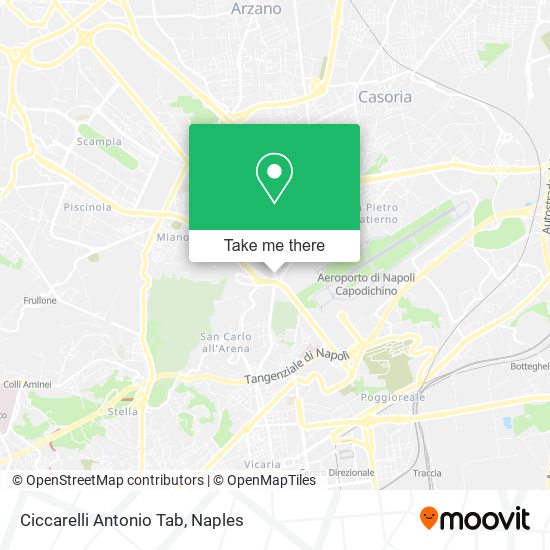 Ciccarelli Antonio Tab map