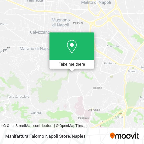 Manifattura Falomo Napoli Store map