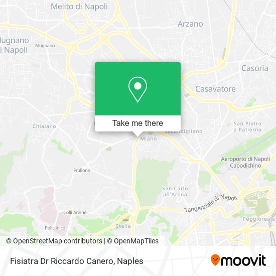 Fisiatra Dr Riccardo Canero map