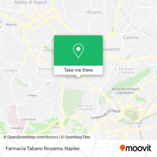 Farmacia Tabano Rosanna map