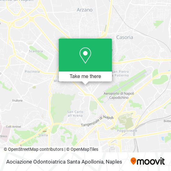 Aociazione Odontoiatrica Santa Apollonia map