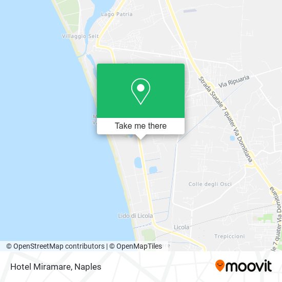Hotel Miramare map