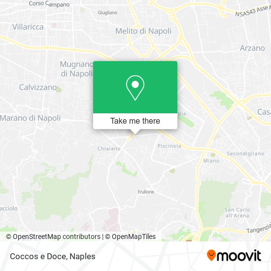 Coccos e Doce map