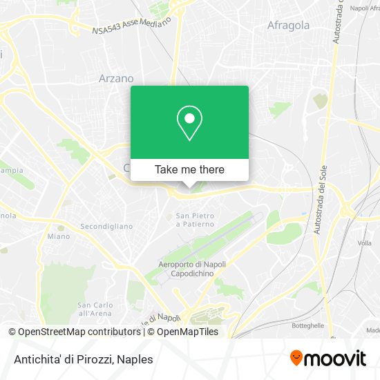 Antichita' di Pirozzi map