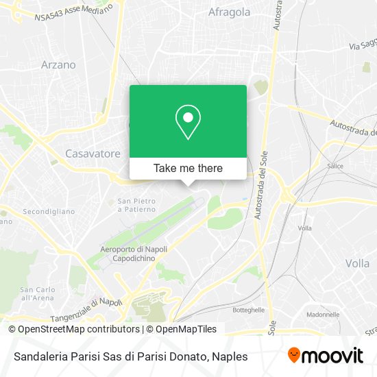 Sandaleria Parisi Sas di Parisi Donato map