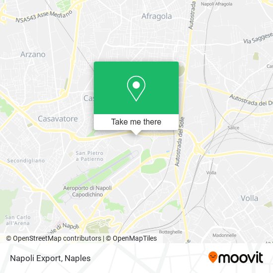 Napoli Export map