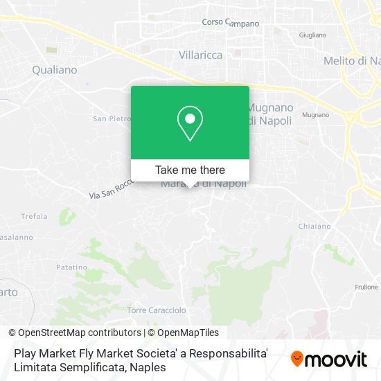 Play Market Fly Market Societa' a Responsabilita' Limitata Semplificata map