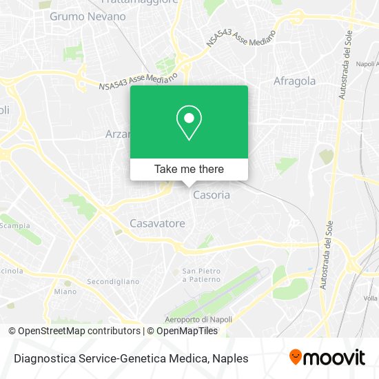 Diagnostica Service-Genetica Medica map