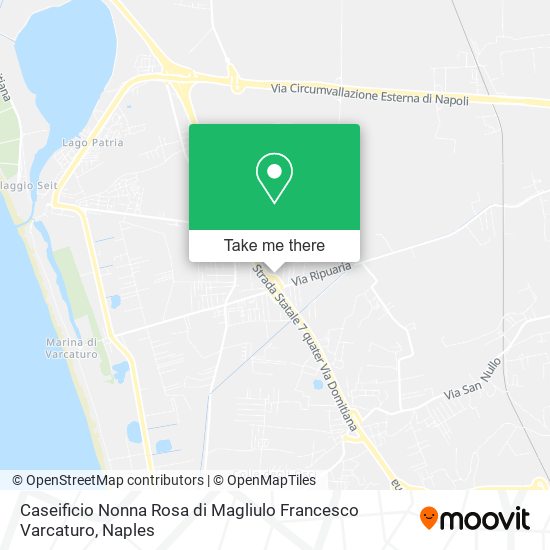 Caseificio Nonna Rosa di Magliulo Francesco Varcaturo map