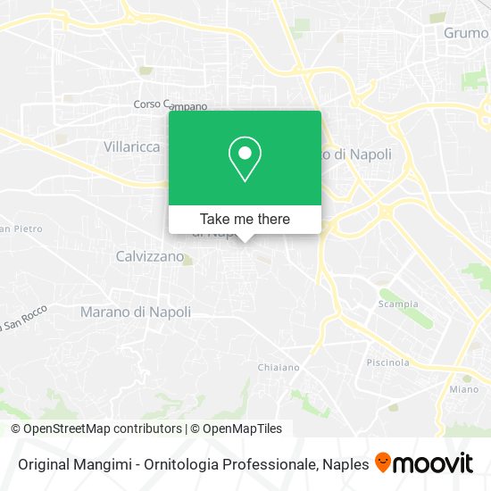Original Mangimi - Ornitologia Professionale map