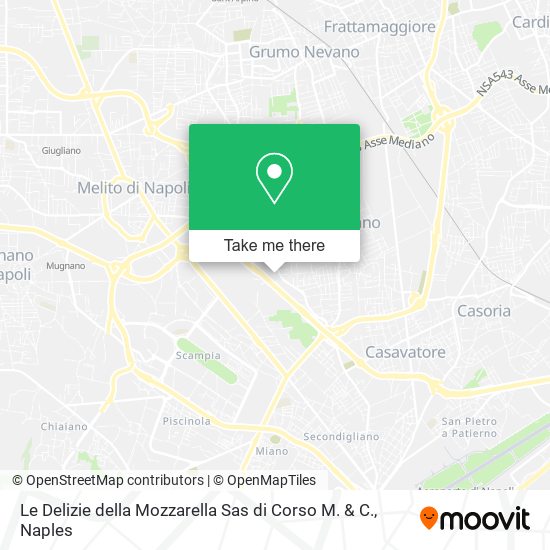 Le Delizie della Mozzarella Sas di Corso M. & C. map