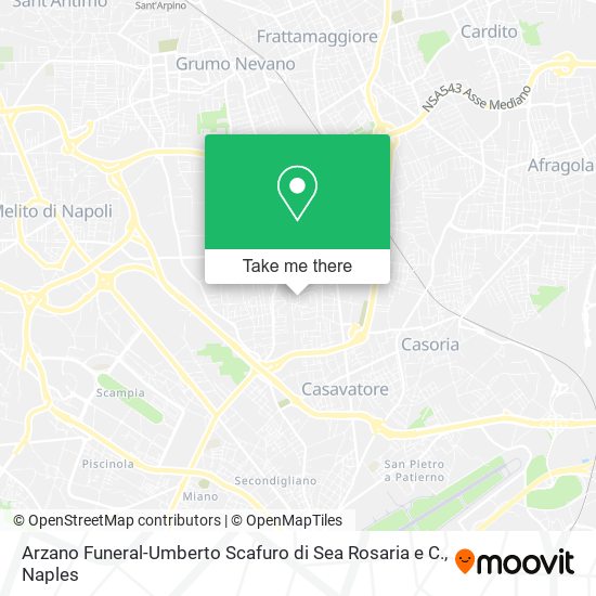 Arzano Funeral-Umberto Scafuro di Sea Rosaria e C. map