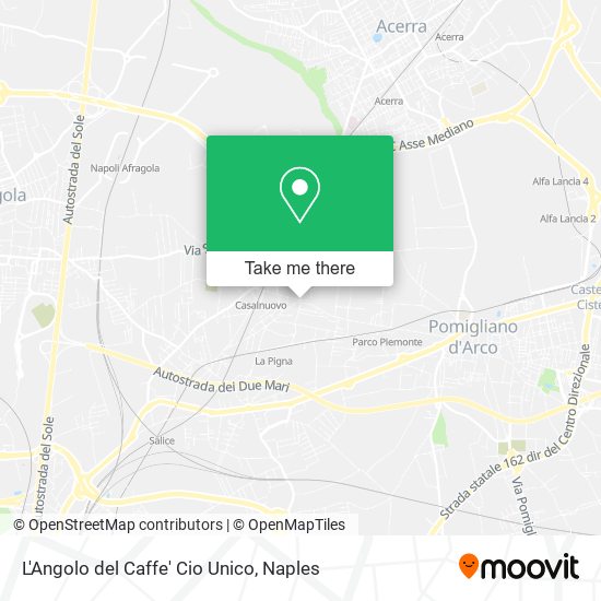 L'Angolo del Caffe' Cio Unico map
