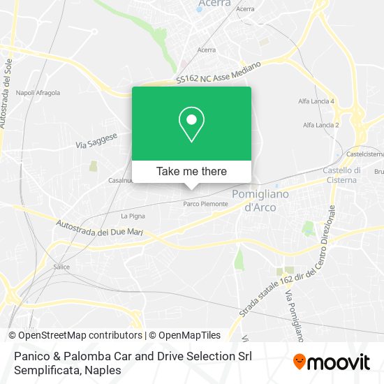 Panico & Palomba Car and Drive Selection Srl Semplificata map