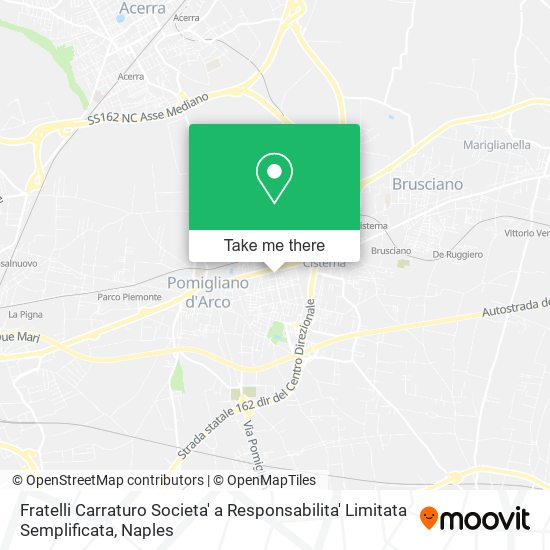 Fratelli Carraturo Societa' a Responsabilita' Limitata Semplificata map