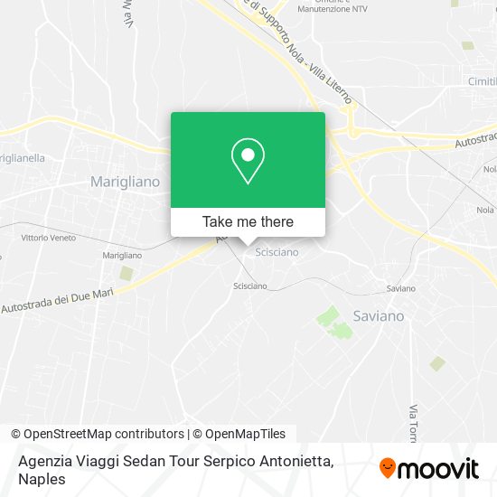 Agenzia Viaggi Sedan Tour Serpico Antonietta map
