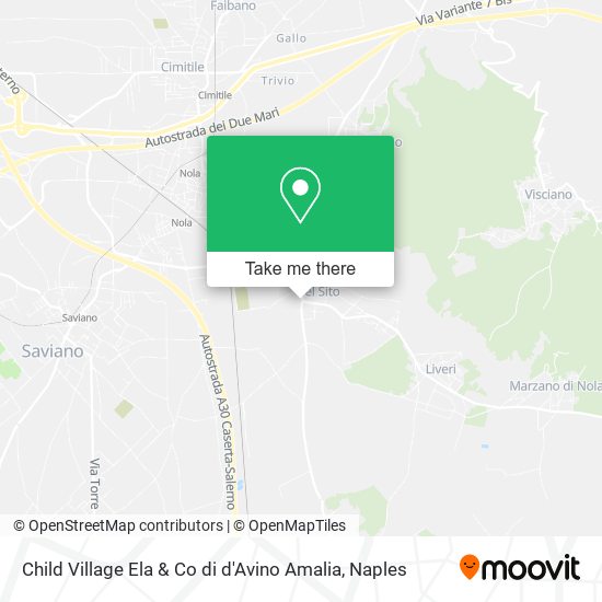 Child Village Ela & Co di d'Avino Amalia map