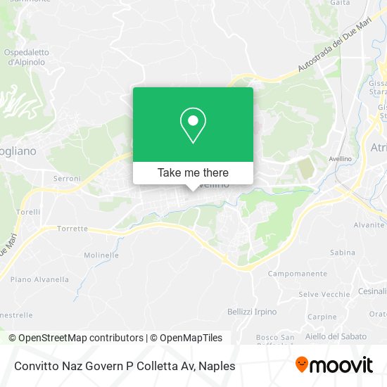 Convitto Naz Govern P Colletta Av map