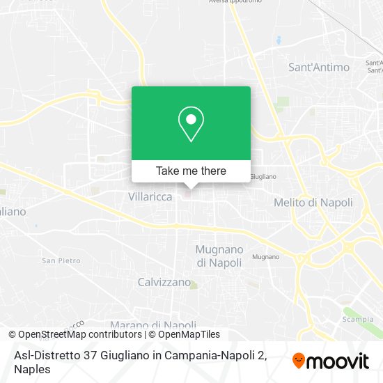 Asl-Distretto 37 Giugliano in Campania-Napoli 2 map