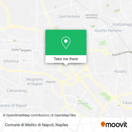 Comune di Melito di Napoli map