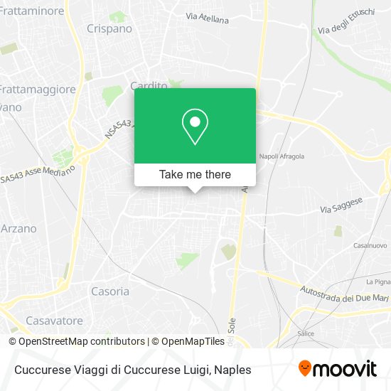 Cuccurese Viaggi di Cuccurese Luigi map