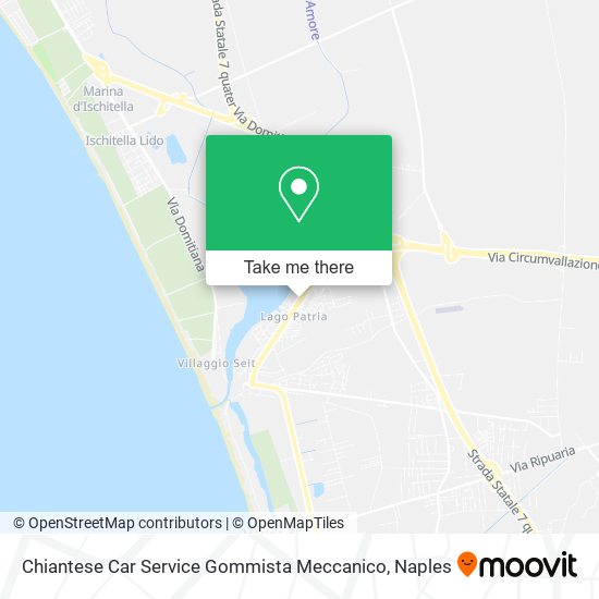 Chiantese Car Service Gommista Meccanico map