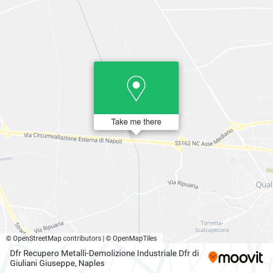 Dfr Recupero Metalli-Demolizione Industriale Dfr di Giuliani Giuseppe map