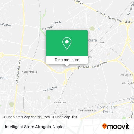 Intelligent Store Afragola map