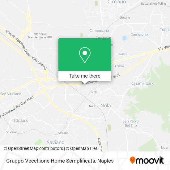 Gruppo Vecchione Home Semplificata map