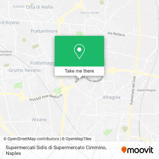 Supermercati Sidis di Supermercato Cimmino map