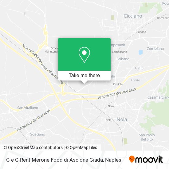 G e G Rent Merone Food di Ascione Giada map