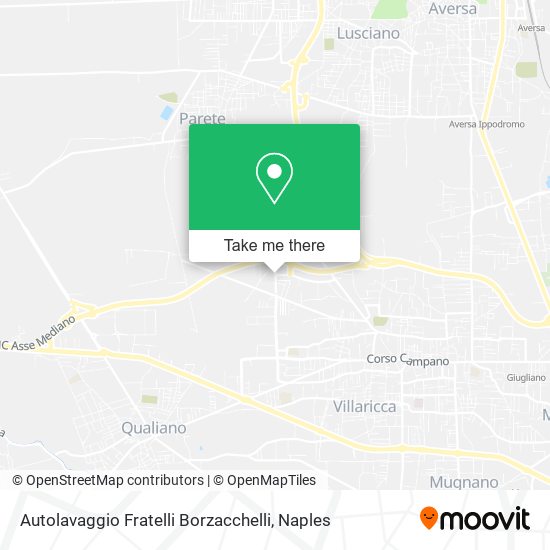 Autolavaggio Fratelli Borzacchelli map