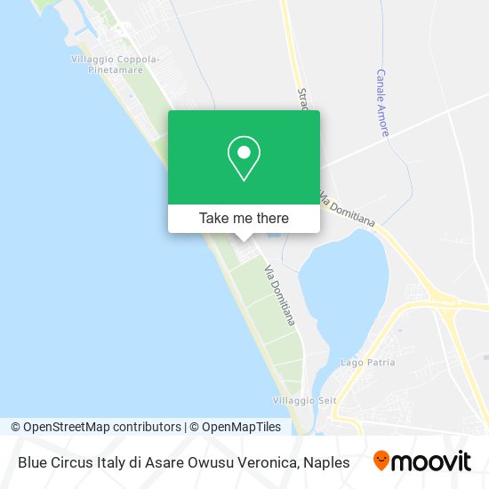 Blue Circus Italy di Asare Owusu Veronica map