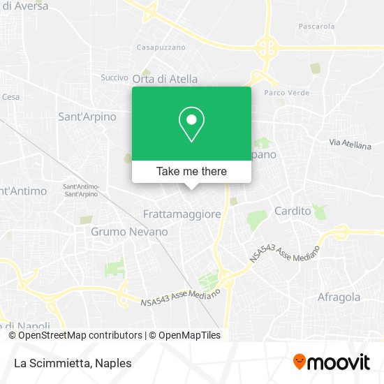 La Scimmietta map