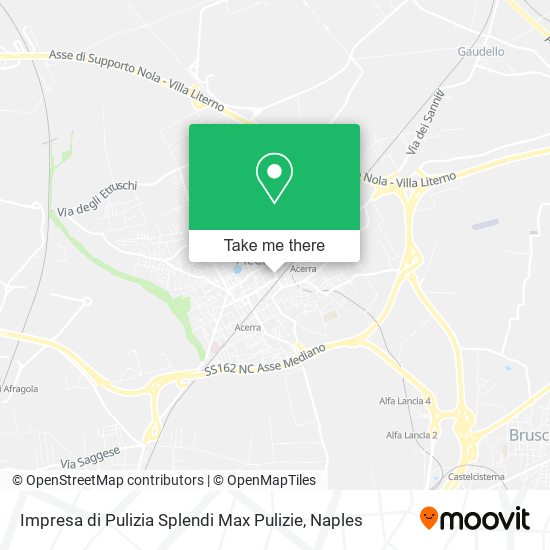Impresa di Pulizia Splendi Max Pulizie map