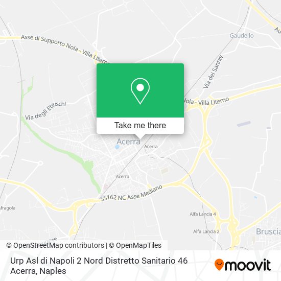 Urp Asl di Napoli 2 Nord Distretto Sanitario 46 Acerra map