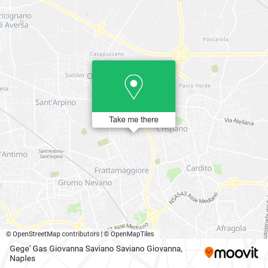 Gege' Gas Giovanna Saviano Saviano Giovanna map