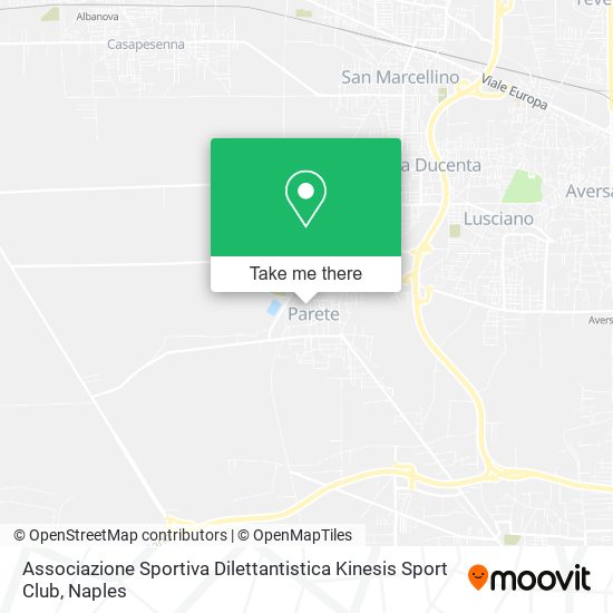 Associazione Sportiva Dilettantistica Kinesis Sport Club map