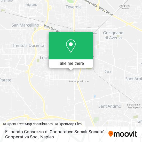 Filipendo Consorzio di Cooperative Sociali-Societa' Cooperativa Soci map