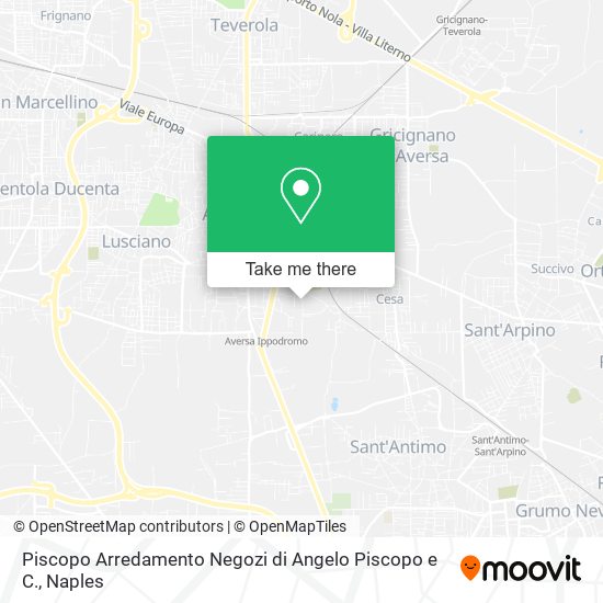 Piscopo Arredamento Negozi di Angelo Piscopo e C. map