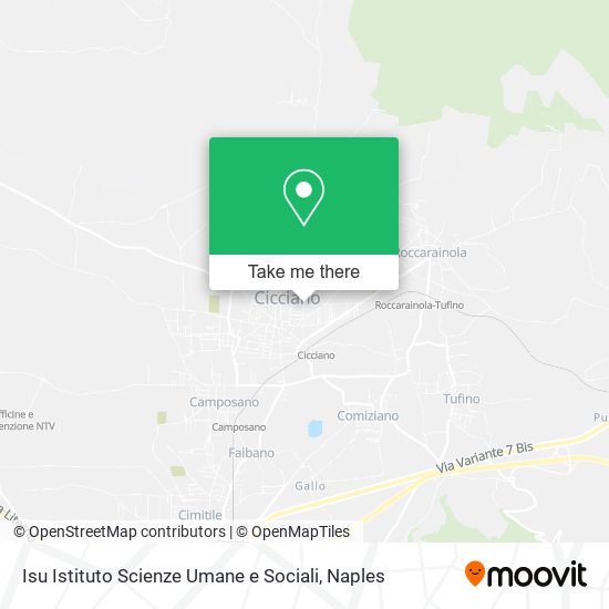 Isu Istituto Scienze Umane e Sociali map