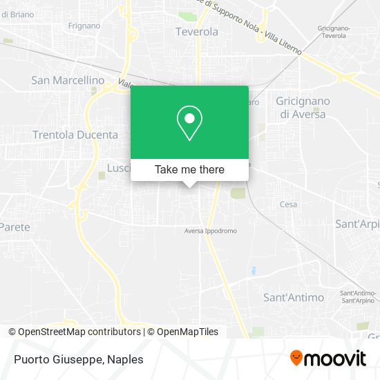 Puorto Giuseppe map