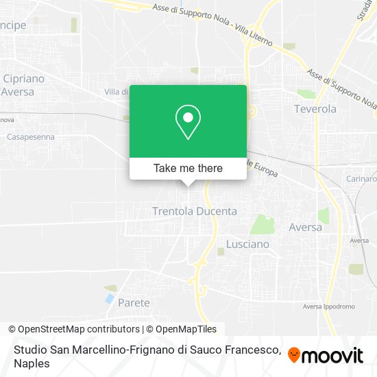 Studio San Marcellino-Frignano di Sauco Francesco map