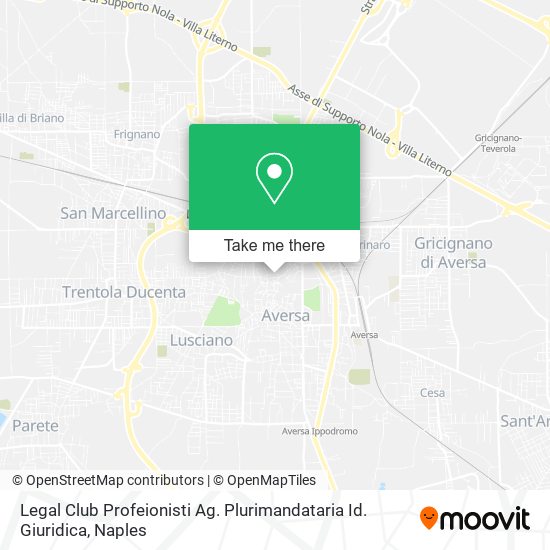 Legal Club Profeionisti Ag. Plurimandataria Id. Giuridica map