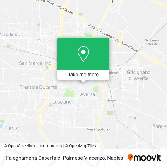 Falegnameria Caserta di Palmese Vincenzo map