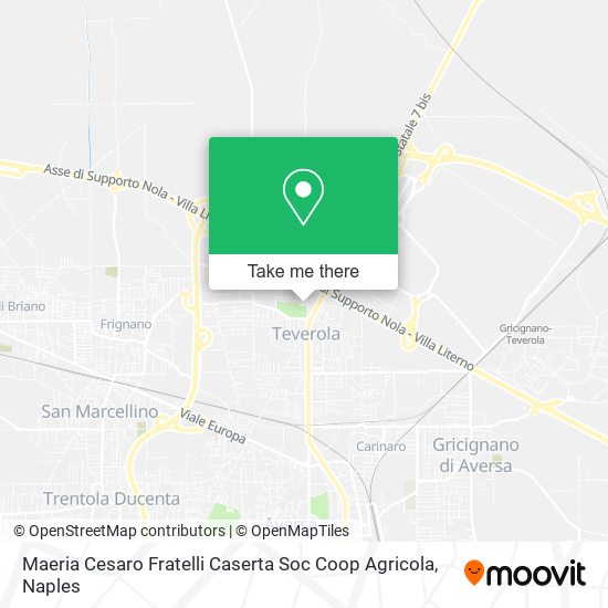 Maeria Cesaro Fratelli Caserta Soc Coop Agricola map