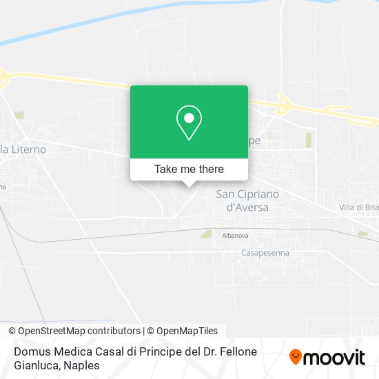 Domus Medica Casal di Principe del Dr. Fellone Gianluca map