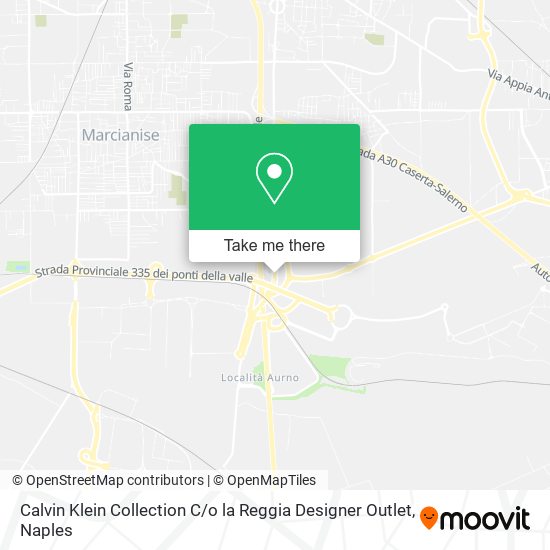 How to get to Calvin Klein Collection C o la Reggia Designer