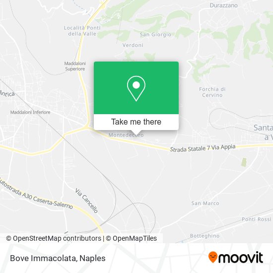 Bove Immacolata map