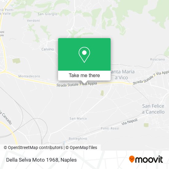 Della Selva Moto 1968 map